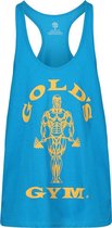 GGVST003 MUSCLE JOE PREMIUM STRING VEST - TURQUOISE - S