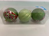 3 grote kerstballen