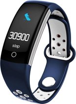 DrPhone V9 PLUS - Touchscreen Stappenteller - Hartslagmeter -Activitytracker - Smartwatch met Slimme functies - Blauw