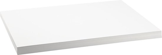 Carton, A2 420x600 mm, 250 gr, blanc, 100 feuilles
