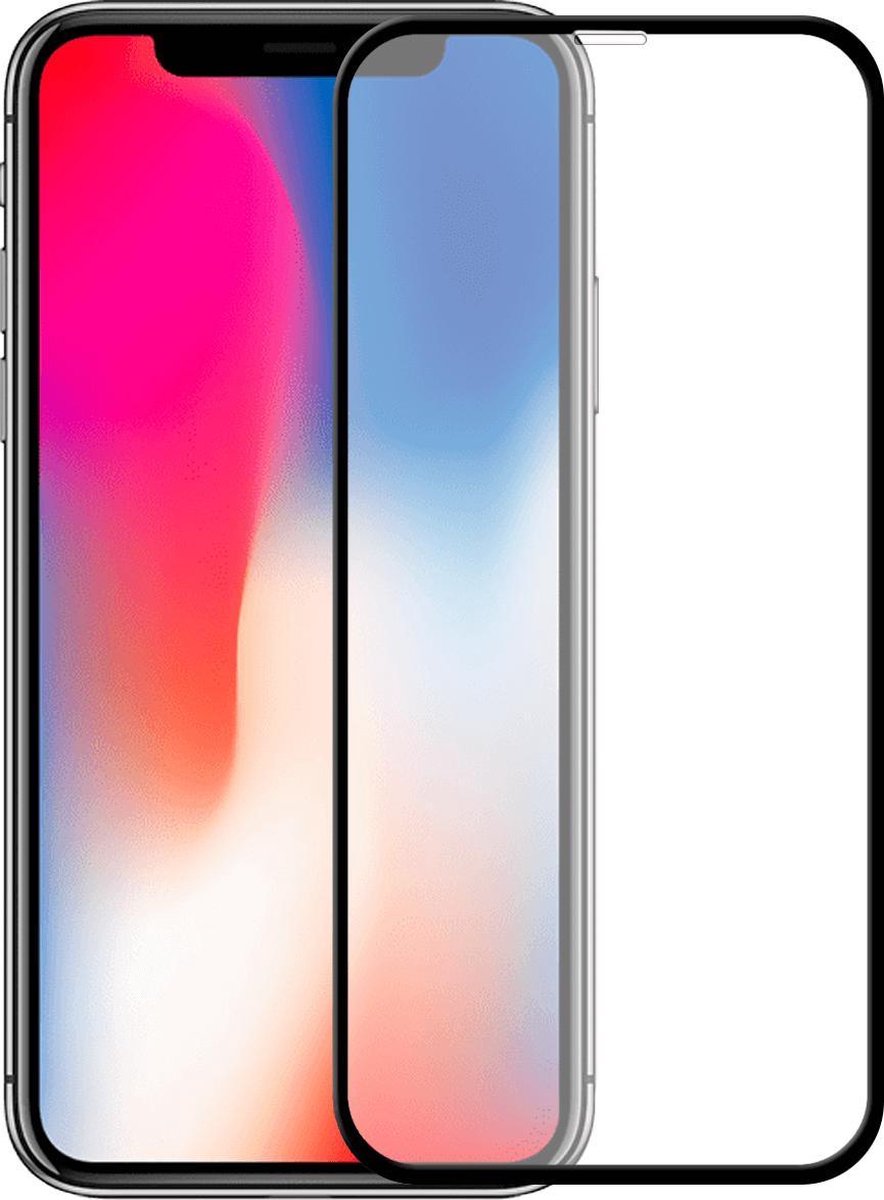 Screenprotector iPhone X - 5D tempered glas - gehard glas - Edge to edge - zeer hoge kwaliteit