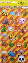 Stickers Smiley's “Dieren” +/- 50 stuks