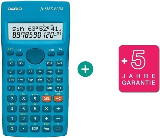 Casio FX-82SX Plus + verlengde garantie | bol.com