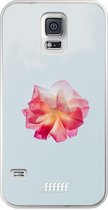 Samsung Galaxy S5 Hoesje Transparant TPU Case - Rouge Floweret #ffffff