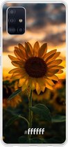 Samsung Galaxy A51 Hoesje Transparant TPU Case - Sunset Sunflower #ffffff