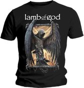 Lamb of God Heren Tshirt -XXL- Winged Death Zwart