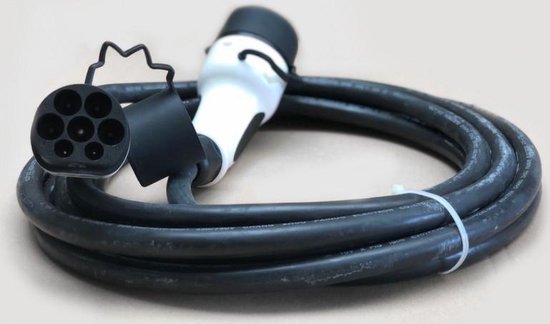 Laadkabel Type 2 – 32A 1-fase 6 m