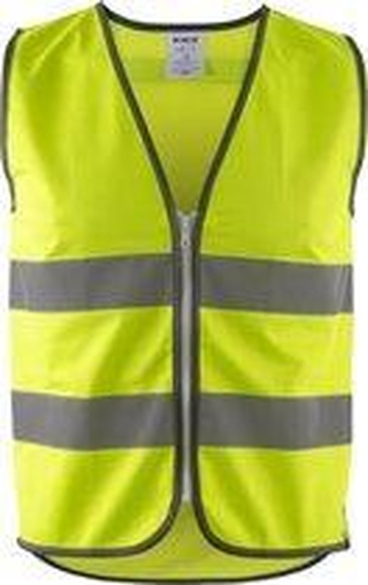 WOWOW Zippered road jacket- EN1150 - Veiligheidsvest met rits - volwassenen - XL