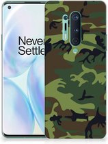 GSM Hoesje OnePlus 8 Pro Smartphonehoesje Camouflage