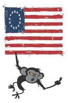 Betsy Ross Flag Monkey