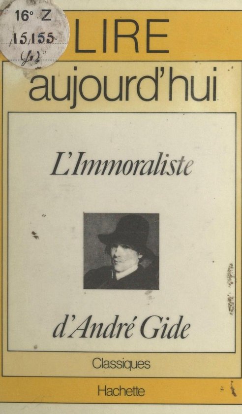 L'immoraliste, d'André Gide - cover
