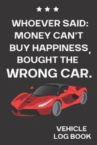 Whoever Said: MONEY CAN'T BUY HAPPINESS, BOUGHT THE WRONG CAR.