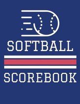 Softball Scorebook: 100 Scoring Sheets For Baseball and Softball Games (8.5x11)