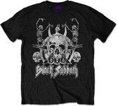 Black Sabbath - Dancing Heren T-shirt - S - Zwart