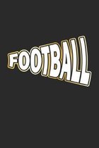 Football: Notizbuch Geschenk-Idee - Karo - A5 - 120 Seiten