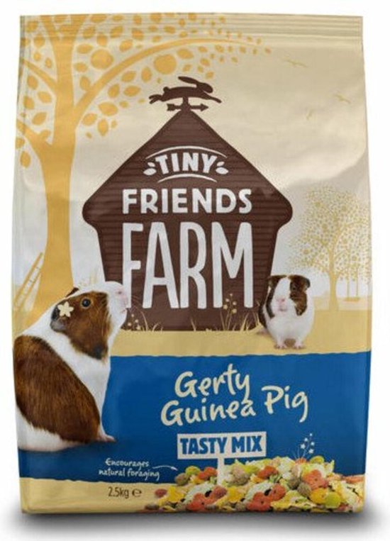 Tiny Friends Farm - Tiny Friends Farm - Tiny Friends Farm - Gerty Guinea Pig Tasty Mix - Cavia-voer - - 1pce