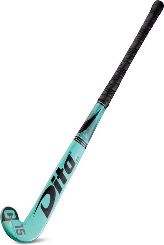 Dita C15 J-Shape S-Bow Hockeystick - 31 Inch - Mint/Zwart bol.com