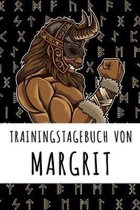 Trainingstagebuch von Margrit: Personalisierter Tagesplaner für dein Fitness- und Krafttraining im Fitnessstudio oder Zuhause
