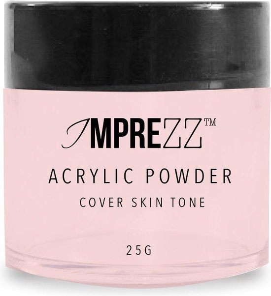 IMPREZZ® acrylpoeder - acrylic powder Cover Skintone 25 gr. - Lichtroze beige