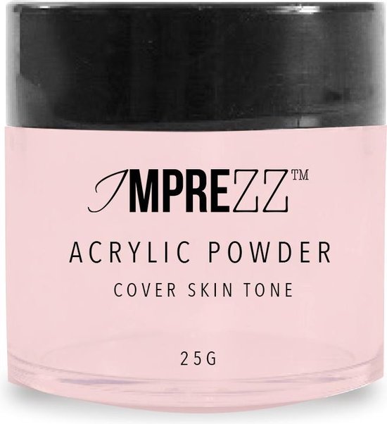 Foto: Imprezz acrylpoeder acrylic powder cover skintone 25 gr lichtroze beige