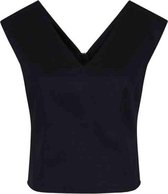 Dancing Days Mouwloze top -XS- TROPICAL DAY Zwart
