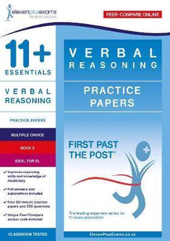 11+ Essentials Verbal Reasoning Practice Papers Book 2 - cover