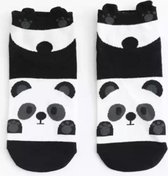 Leuke dieren enkelsokken Panda  Catroon style sokken Unisex Maat 36-41