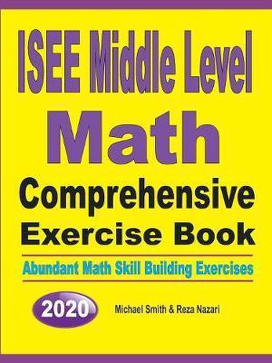 ISEE Middle Level Math Comprehensive Exercise Book - cover