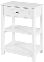 Simpletrade Nachtkastje - Bijzettafel - Lade - Hout - 45x68x29 cm