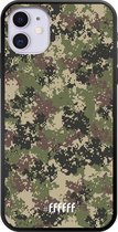 iPhone 11 Hoesje TPU Case - Digital Camouflage #ffffff