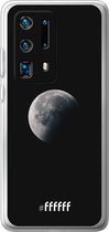 Huawei P40 Pro+ Hoesje Transparant TPU Case - Moon Night #ffffff