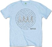 The Beatles Heren Tshirt -XL- Abbey Road Songs Swirl Blauw