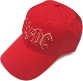 AC/DC - Red Logo Baseball pet - Rood