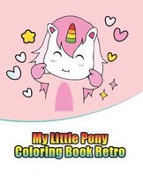 my little pony coloring book retro