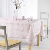 Nappe - Anais Pink - Linge de table - 240x150 cm - 100% polyester - Nappe pour extérieur et intérieur - Nappe rectangulaire