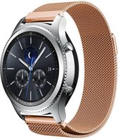 Milanees Smartwatch bandje - Geschikt voor  Samsung Gear S3 Milanese band - rosé goud - Horlogeband / Polsband / Armband