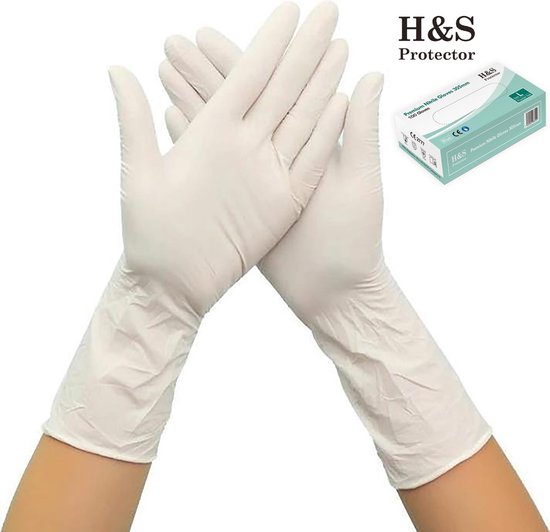bloeden fluweel Waakzaam H&S PROTECTOR - Extra lang Nitril handschoenen - 305mm lang - Wegwerp  handschoenen -... | bol.com
