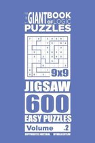 Giant Book of Logic Puzzles - Jigsaw 600 Easy Puzzles (Volume 2)