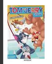 Notebook: Cartoon Tom and Jerry Soft Glossy Cover Graph Paper Pages Book 7.5 x 9.25 Inches 110 Pages