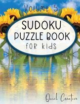 Sudoku Puzzle Book For Kids Volume 5: Easy Sudoku Puzzles Including 330 Sudoku Puzzles with Solutions, Sunflower Edition, Great Gift for Kids