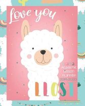Love You Llost, Llama Academic Lesson Planner 2019 - 2020: Llama Teacher Planner 2019-2020 - Teacher Lesson Planner - Academic Planner - 8 x 10 Inch T