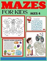 Mazes for Kids Ages 4