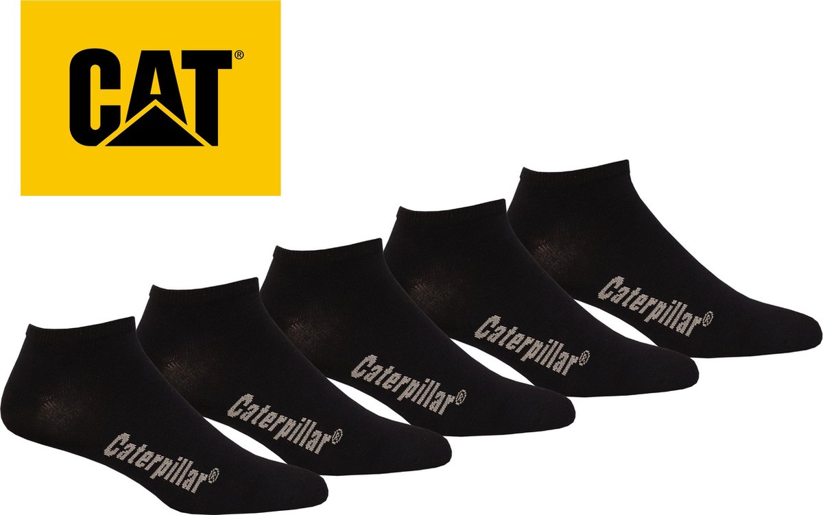 Verantwoordelijk persoon Vechter Doornen CATERPILLAR SOKKEN - CAT Sneaker sokken - 39/42 - zwart - 5 paar | bol.com