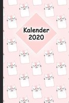 Kalender 2020: Taschenkalender A5 - Terminkalender 2020 - Jahresplaner - Wochenplaner - modisch & schlicht - Organizer