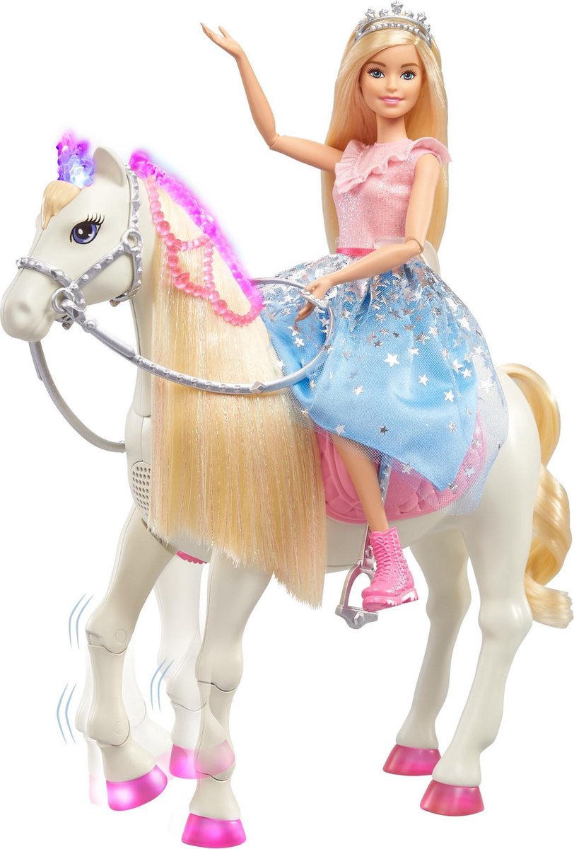 Watt Hervat Resoneer Barbie Princess Adventure Paard en Prinsessenpop | bol.com