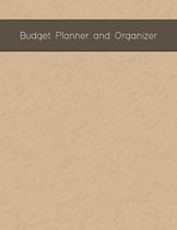 Budget Planner and Organizer: Expense Tracking, Workbook Style for Personal Finances and Budgeting July 2019-December 2020 with Tan Brown Cover