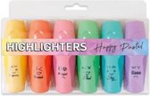 Verhaak Highlighters Happy Pastel 8 Cm 6 Stuks