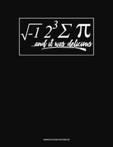 I Ate Some Pie And It Was Delicious: Genkouyoushi Notebook