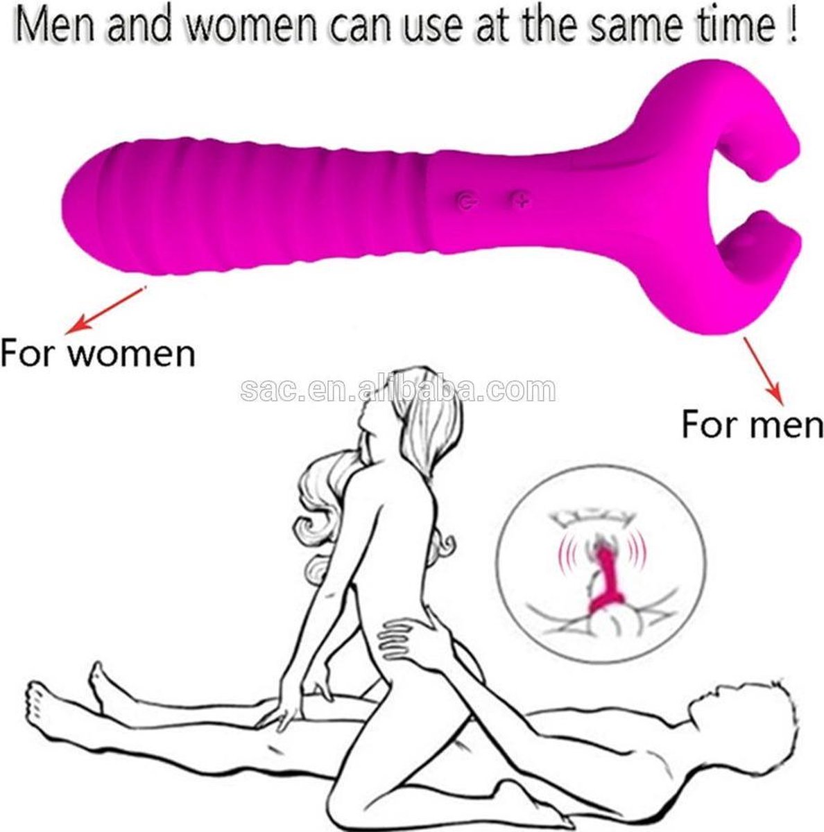 Dubbele Penetratie Stimulator Penis Vagina Vibrator Sex Toy voor koppels  Nieuw 2020... | bol.com
