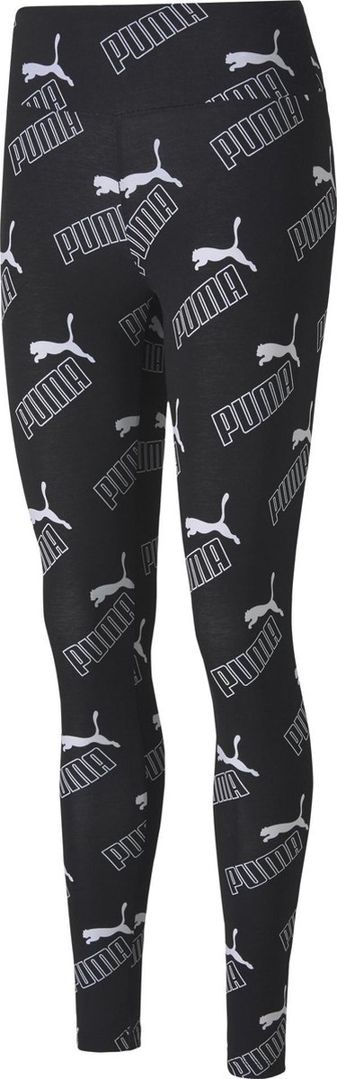 PUMA Amplified AOP Leggings Puma Vrouwen Zwart